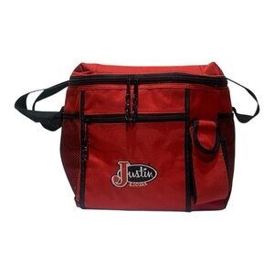 Justin Boots Soft Sided 24 Pack Capacity Cooler With Multiple Pockets